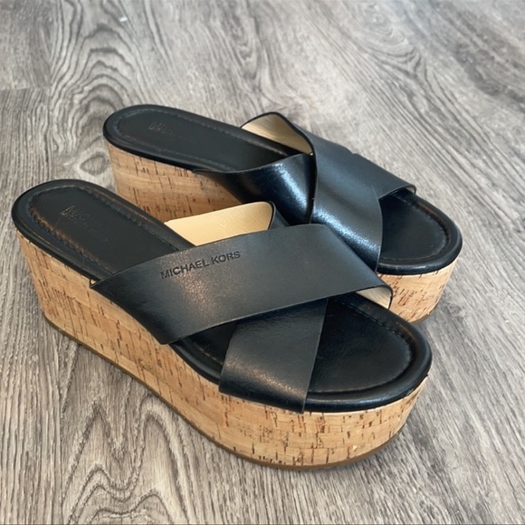 Michael Kors Shoes - || Michael Kors || cross strap wedges